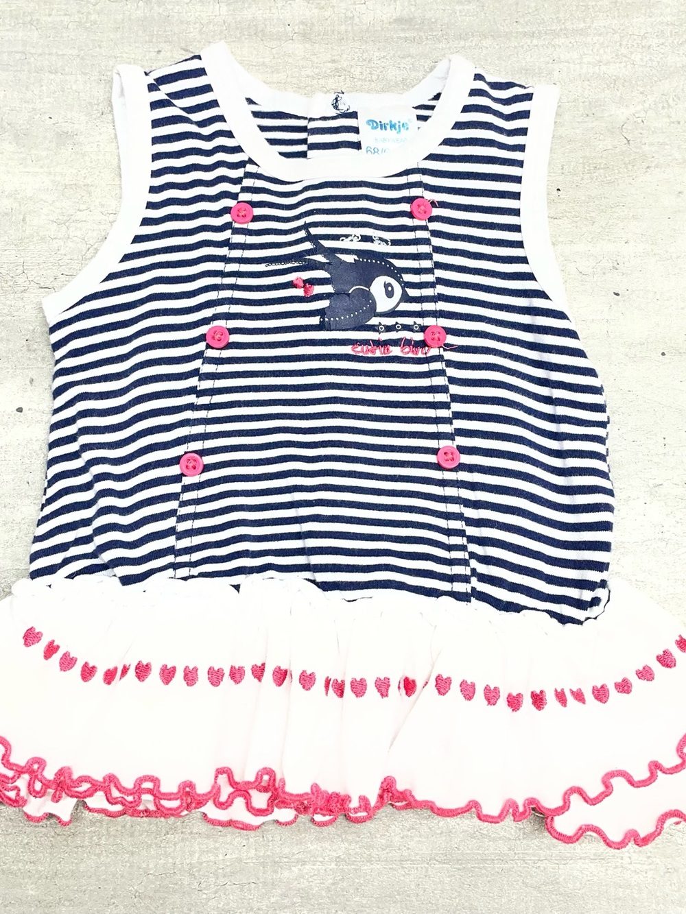 Guess OshKosh Disney Baby Clothing Lot 6-9M Blue Grey Striped Good 5pc Bundle - Picture 10 of 16